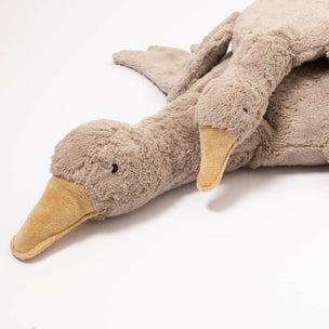 Senger Grey Heatable Soft Toy Goose | Conscious Craft