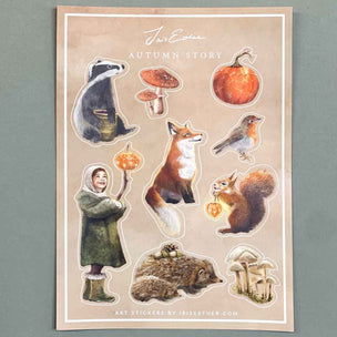 sticker sheet autumn story 