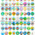 Collection of icons representing various activities and objects around the house, school, and going places.
