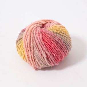 Super Chunky Knitting Wool | Fuchsia/Yellow | Conscious Craft