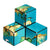 The Shashibo magnetic cube puzzle in Earth colours shown in one of many configurations  | Conscious Craft