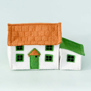 Felt house from Shaun the sheep