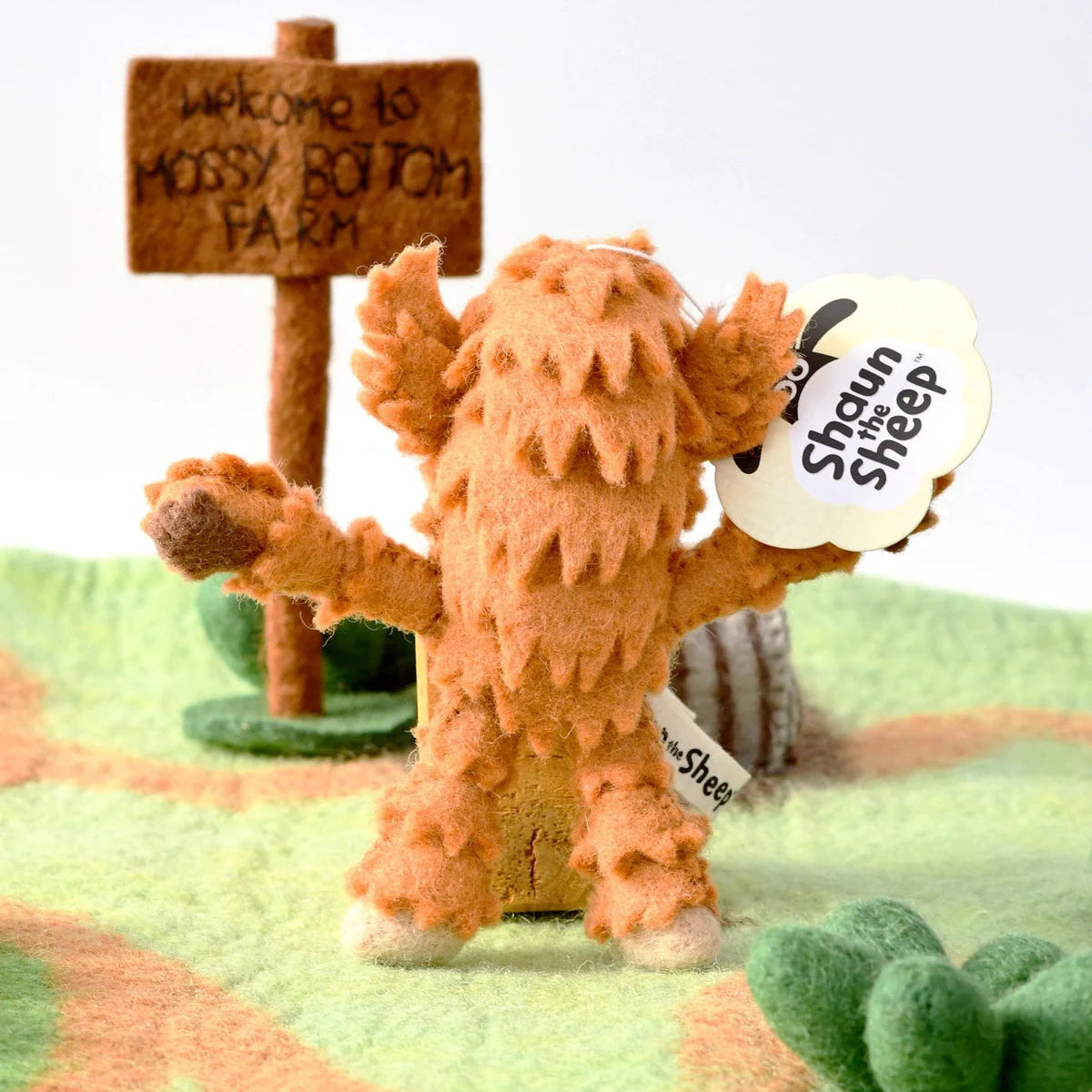 Tara Treasures Shaun The Sheep | The Beast of Mossy Bottom Felt Toy ...