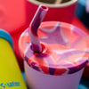 Klean Kanteen Kid Cup Straw Lids Pink | Conscious Craft