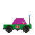Dundee adventure Toon car from Candylab in green and purple