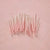 Small Pink Ombre Beeswax Party Candles 