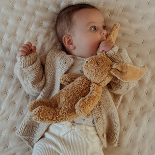 Moonie Sensory Bunny | Cappuccino