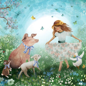 Bijdehansje Postcard Springtime Celebration