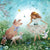 Bijdehansje Postcard Springtime Celebration