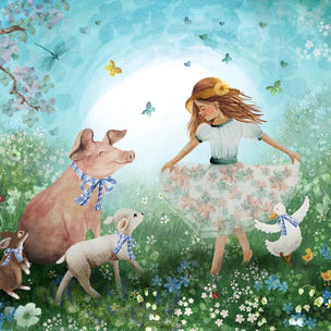 Bijdehansje Postcard Springtime Celebration