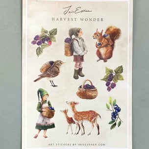  Iris Ester Sticker Sheet | Harvest Wonder