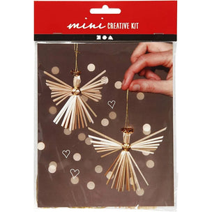 Mini Craft Kit Straw Angel | Conscious Craft