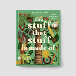 Book cover of 'The Stuff That Stuff Is Made Of' by Jonathan Drori on a white background