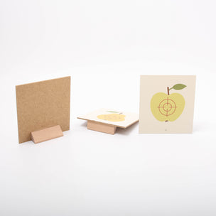 Vah wooden trio of fruit target