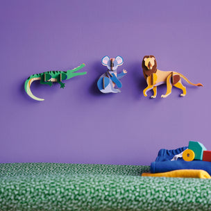 Studio Roof Wild Animals - Lion, crocodile, koala