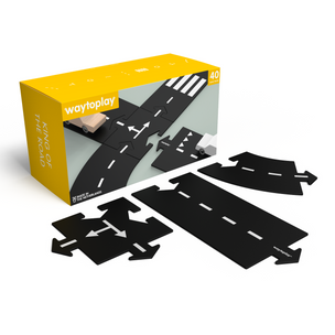 waytoplay King Of The Road with 40 flexible road pieces | Conscious Craft
