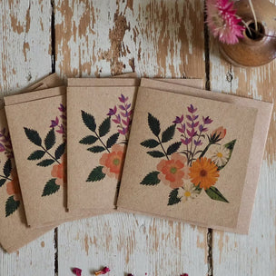 Whispers of the Wild Set of 4 Cards Healing Herbs 