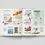 Open book with illustrations of butterflies and dragonflies on a gray background
