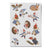 Organic Vegan Temporary Tattoo | Winter Animals