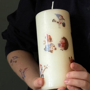 Organic Vegan Temporary Tattoo | Winter Animals