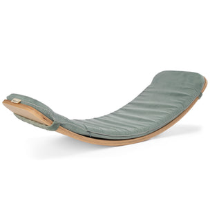 Soft Sea Corduroy Wobbel Deck or Cushion shown on Wobbel Board | Conscious Craft 