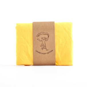 Laura's Play Cotton 90x90 | Lemon Yellow