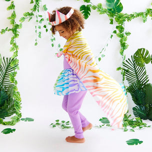 Sarah's Silks Playsilk Rainbow Zebra | Conscious Craft