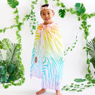 Sarah's Silks Playsilk Rainbow Zebra | Conscious Craft