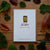 Alder Ogham leaf A7 greeting card by Cara Nicholls. 