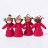 Felt Flower Fairy Raspberry Girl Ambrosius | © Conscious Craft