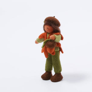 Flower Fairy Acorn Boy decorative doll ©️ Conscious Craft 