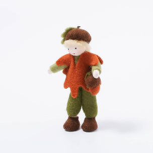 Flower Fairy Acorn Boy decorative doll ©️ Conscious Craft 