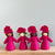 4 Pin4 decorative felt Petunia Flower Fairies with different Skin Tones | © Conscious Craft