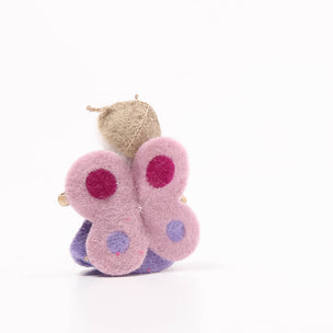 Flower Fairy Peg Doll Purple Butterfly