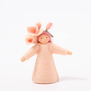 Large Freesia felt flower fairy | © Conscious Craft