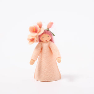 Large Freesia felt flower fairy | © Conscious Craft