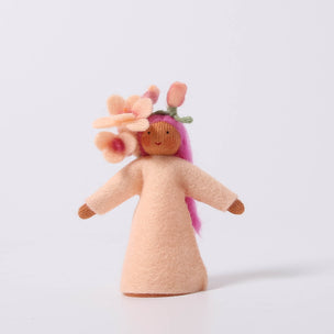 Large Freesia felt flower fairy | © Conscious Craft