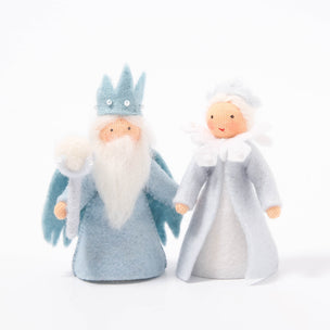 Ambrosius felt doll Winter King & Queen | ©Conscious Craft