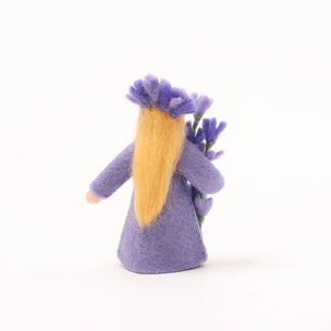 Ambrosius Lavender Felt Decorative Flower Fairy