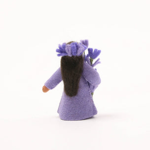 Ambrosius Lavender Felt Decorative Flower Fairy