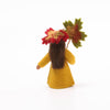 Felt Flower Fairy with Autumn Leaf 