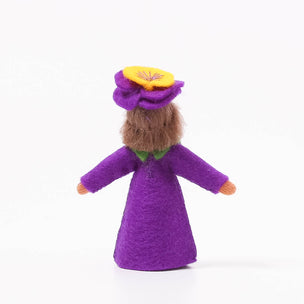 Decorative Felt Flower Fairy Pansy from Ambrosius