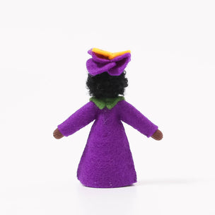 Decorative Felt Flower Fairy Pansy from Ambrosius