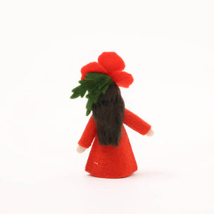 Ambrosius Poppy Felt Decorative Flower Fairy