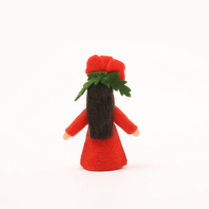 Ambrosius Poppy Felt Decorative Flower Fairy