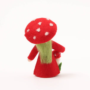 Ambrosius Red Fungus Felt Decorative Flower Fairy
