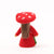 Ambrosius Red Fungus Felt Decorative Flower Fairy