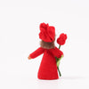 Decorative Felt Flower Fairy Red Tulip from Ambrosius