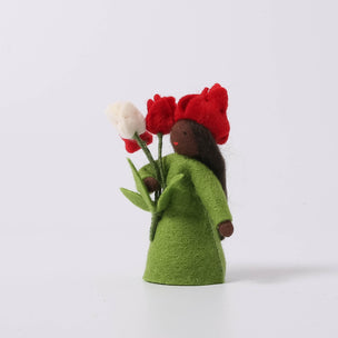 Large Tulip felt flower fairy | Conscious Craft