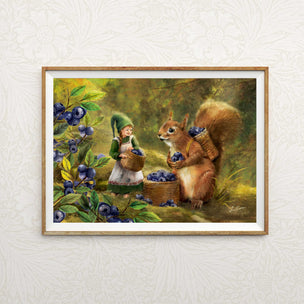 Blueberryhill Art Print